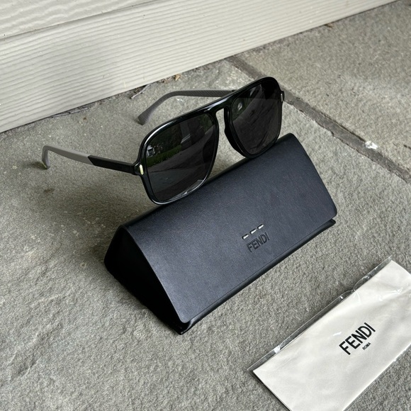 Fendi Other - FENDI Roma Runway Rectangular Sunglasses, NWOT